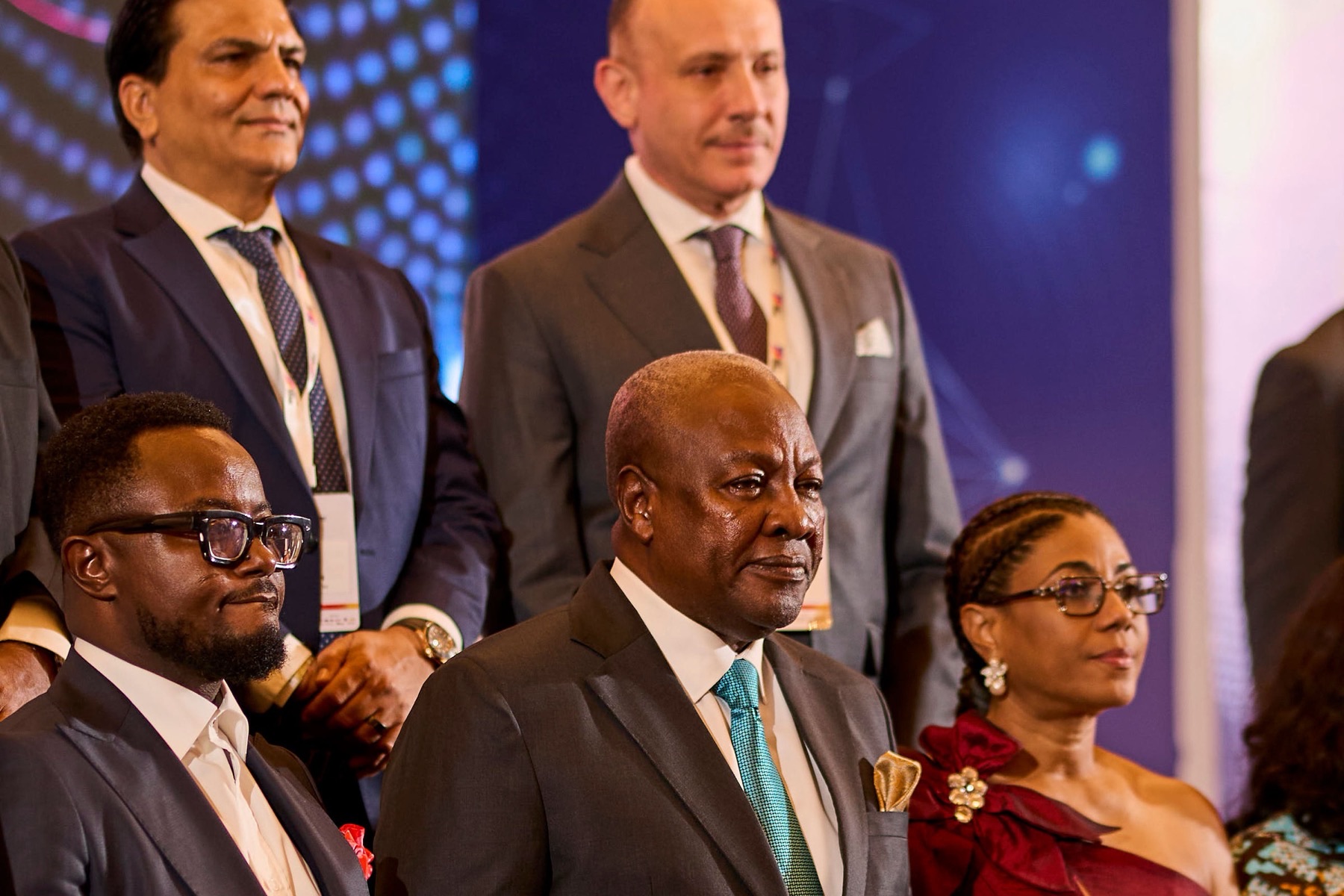 Guests of honour gathered on stage